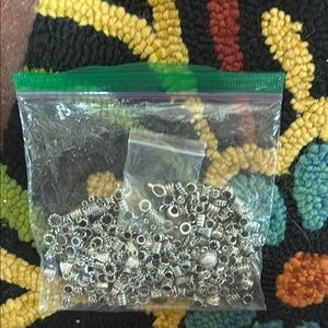 Final lot of silver dangly like beads for crafting